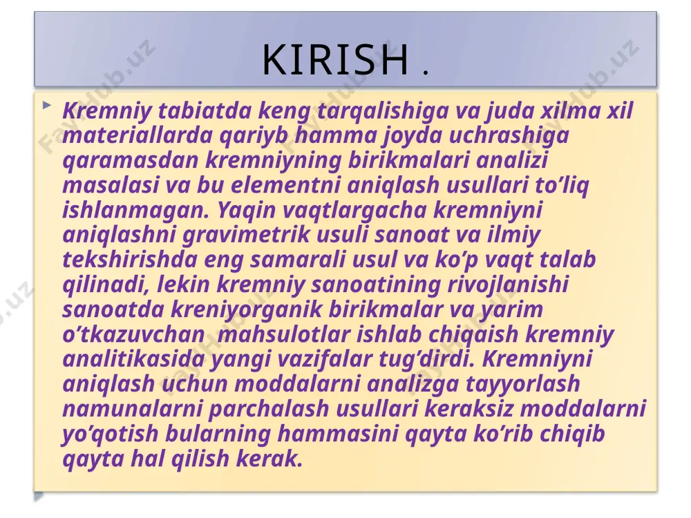 kremniyning analitik kimyosi - Page 3