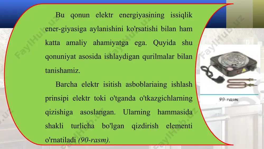joul-lens qonunining amaliy tatbiqlari 8 - sinf - Page 4