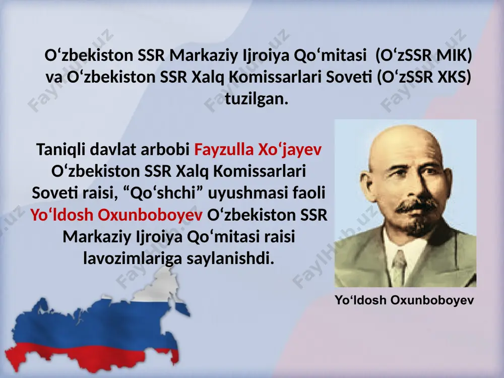 o‘zbekiston ssrning tashkil topishi - Page 5