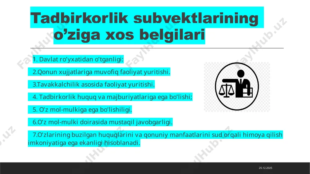 tadbirkorlik subyektlari va ularning turlari - Page 4