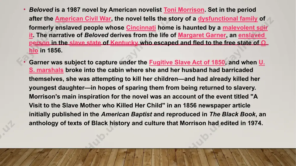 “beloved” by toni morrison and the complex narrative of slavery - Page 5