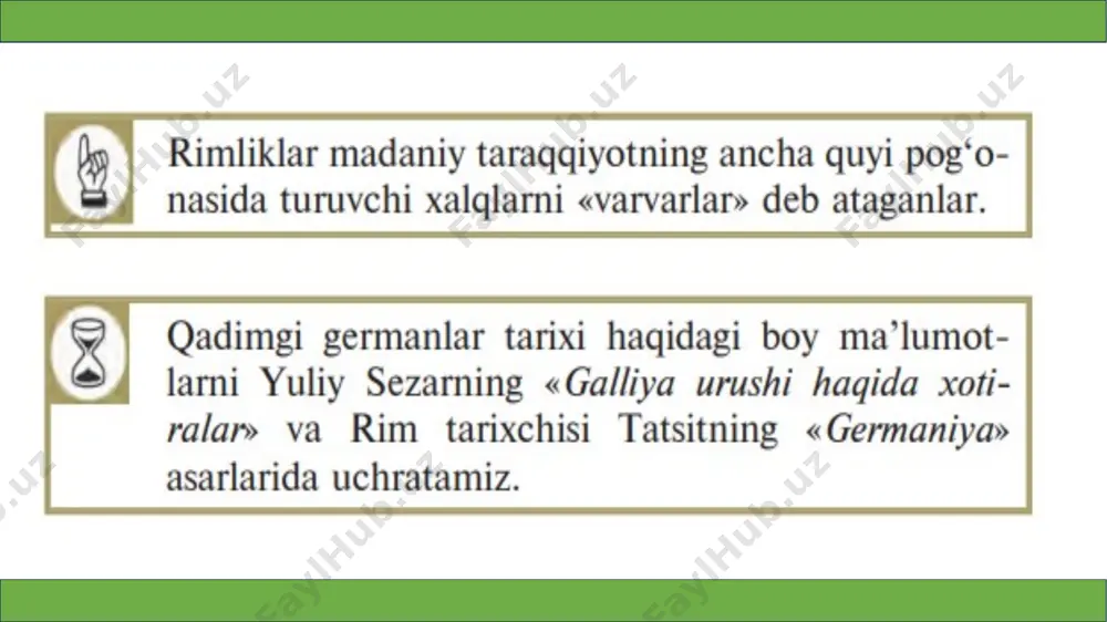 german qabilalari va rim imperiyasi - Page 5