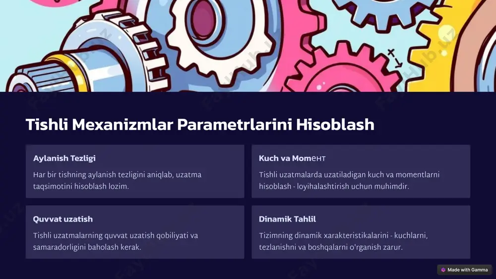 tishli mexanizmlar kinimatikasi - Page 4