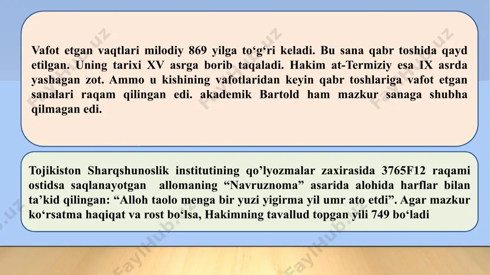 "al hakim at- termiziy va uning hakimiya tariqati" - Page 5