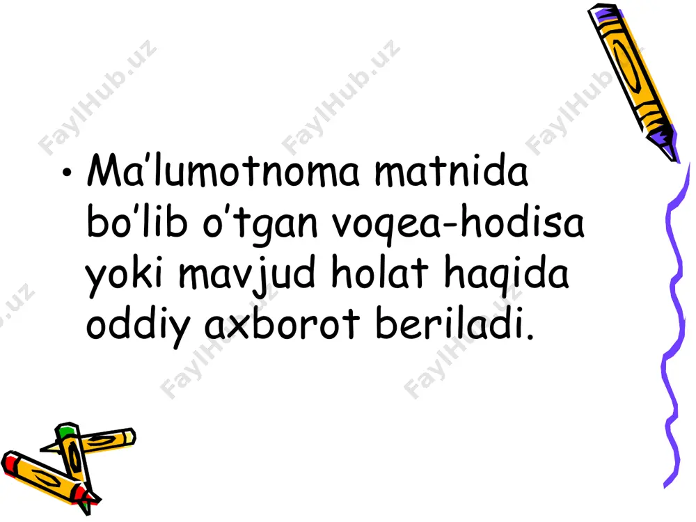 a o’quvchining bir mavzu bo’yicha turli fanlardan olgan bilimlari va uning shaxsiy taassurotlari ifodalanadi. inshoning mazmuniga mos keluvchi mashhur hikmatli so’z,maqol,ibora yoki badiiy parcha epigraf deyiladi. epigraf,odatda,rejadan keyin,insho matnidan oldin, sahifaning o’ng chekkasida yoziladi. epigraf bo’lgan matndan so’ng(so’roq yoki undov gap bo’lmasa)nuqta qo’yiladi,muallifi qavs ichida yoziladi. inshoda epigraf bo’lishini qat’iy talab deb tushunmaslik kerak,u tamoman ixtiyoriydir.lekin mavzuga va ichki mazmunga hamohang keluvchi epigraf tanlansa,inshoning badiiyligiga xizmat qiladi,insho muallifining mahoratini ko’rsatadi.