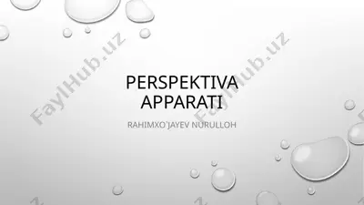 perspektiva apparati — PPTX