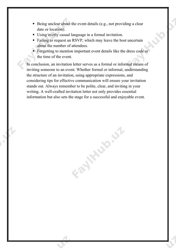 invitation letter: structures and expressions - Page 5