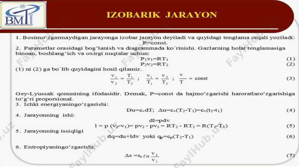 termodinamik jarayonlar tahlili - Page 3