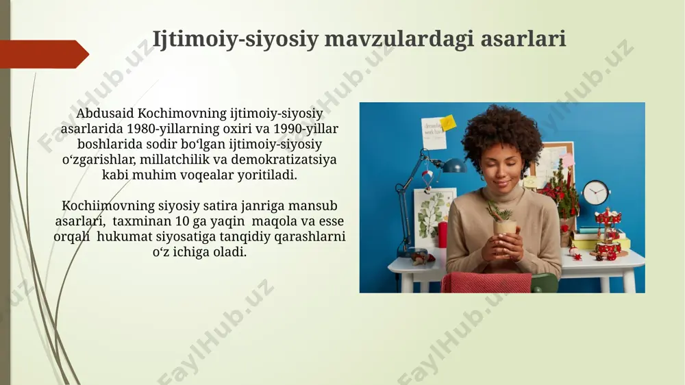 abdusaid koʻchimovning ijodi va asarlari haqida taqdimot - Page 5