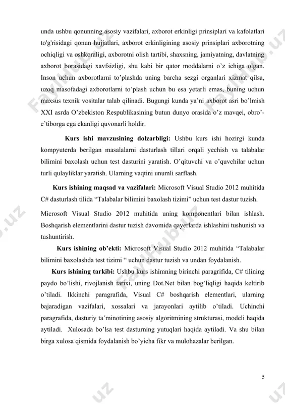kni o‘zida muvaffaqiyatli birlashtirgan birinchi strukturaviy til bo‘ldi. uning bo‘lishi mumkin bo‘lgan xatolar mas’uliyatini tilga emas dastur tuzuvchi zimmasiga yuklaydigan prinsiplar bilan inobatga olgan holda sintaksisdan foydalanishdagi qisqalik va osonlik kabi xususiyatlari tezda ko‘plab tarafdorlarini topdi. bugungi kunda biz mazkur sifatlarni o‘z o‘zidan anglashiladigan deb hisoblaymiz, lekin c da birinchi marotaba dastur tuzuvchiga zarur bo‘lgan ajoyib yangi imkoniyatlar mujassamlashtirilgan. natijada 1980 yillardan boshlab c strukturaviy dasturlash tillari orasida eng ko‘p foydalaniladiganlaridan biri bo‘lib qoldi. biroq, dasturlashning rivojlantirish choralariga ko‘ra bundanda kattaroq dasturlarni qayta ishlash muammosi kelib chiqmoqda. loyiha kodi ma’lum bir hajmga yetgan zahoti (uning raqamli ahamiyati dastur, dastur tuzuvchi, foydalanilgan instrumentlarga bog‘liq bo‘ladi, lekin taxminan 5000 satr kodlari nazarda tutilayapti) c-dasturlarini tushunish va kuzatib borishda qiyinchiliklar yuzaga keladi. c# tilining vujudga kelishi. garchi java tili dasturlarni bir platformadan boshqasiga o‘tkazishning ko‘plab muammosini hal qilgan bo‘lsa ham, zamonaviy internet-muhitida samarali ishlashi uchun unga bir qator xossalar yetmayapti, ulardan biri bir …