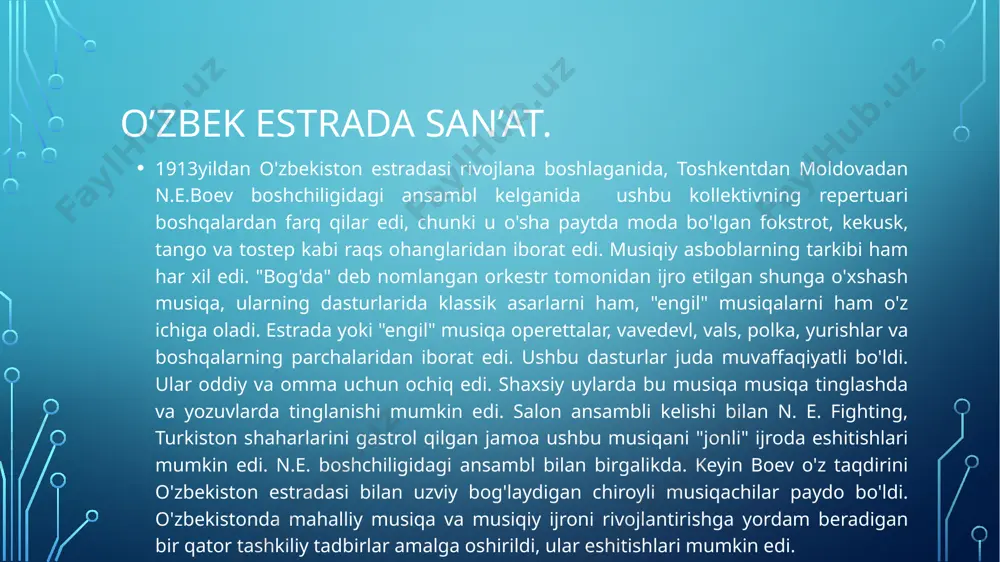 u tarix va falsafani chuqur bilgan. u yaxshi rassom, teatr rejissyori, kino aktyori, yozuvchi bo'lishi mumkin edi, chunki pop tadbirlaridan tashqari, qo'shiqchi rassomchilik va kinematografiyani yaxshi ko'rar edi, rassomning dunyoqarashi, turli xil qiziqishlari, ma'naviy olamining chuqur va nozik chiziqlarini aniq aks ettirgan she'rlar va nasrlar yozgan. ammo u yahudiy bo'ldi. uning sehrli kuchga ega bo'lgan betakror ovozi tomoshabinlarni lol qoldirdi. botir zokirov mutlaq yulduz bo'lgan va shunday bo'lib ham qoladi. uning yorqin musiqiy iste'dodi yoshligida namoyon bo'ldi (lekin boshqacha bo'lishi mumkin emas edi: bola beshikdan musiqa bilan o'ralgan edi). u badiiy oilada o'sgan. onasi shoxista saidova, respublikada taniqli qo'shiqchi, o'sha paytda u o'zbek musiqali drama teatrida ishlagan. ota karim zokirov, o'zbekiston xalq artisti, birinchi milliy opera qo'shiqchilaridan biri bo'lgan. botirning bolalikdan sahnani orzu qilgani ajablanarli emas. biroq, botirning eng ulug'vor maqsadiga olib boradigan yo'li qanchalik qiyin bo'lganini biladiganlar yo'q, botir zokirov toshkent konservatoriyasida va teatr institutida rejissyorlik fakultetida tahsil olgan. …
