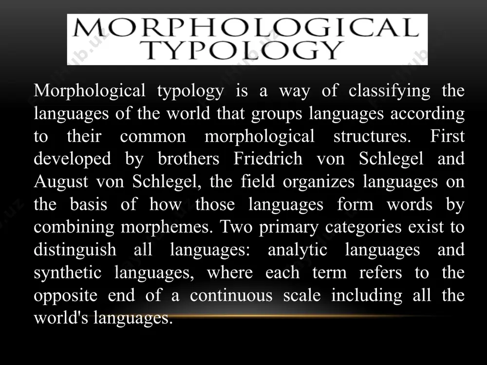 me-to-word ratio, a highly regular morphology, and a tendency for verb forms to include morphemes that refer to several arguments besides the subject ("polypersonalism"). another feature of polysynthetic languages is commonly expressed as "the ability to form words that are equivalent to whole sentences in other languages".of course, this is rather useless as a defining feature, since it is tautological ("other languages“ can only be defined by opposition to polysynthetic ones and vice versa). morphological typology in reality each of the types above is idealizations; they do not exist in a pure state in reality. although they generally fit best into one category, "all" languages are mixed types. english is synthetic, but it is more analytic than spanish and much more analytic than latin. chinese is the usual model of analytic languages, but it does have some bound morphemes. japanese is highly synthetic (agglutinative) in its verbs, but clearly analytic …