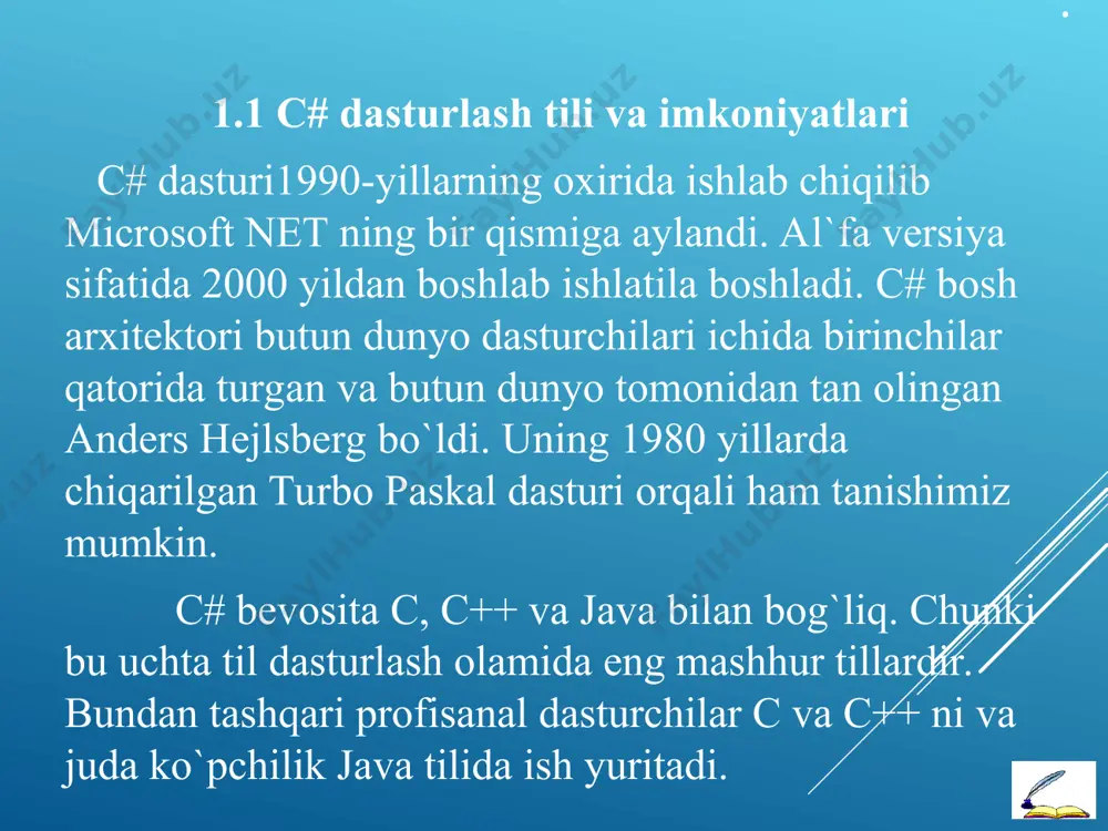 dasturlash asoslari fanidan kurs ishi - Page 4