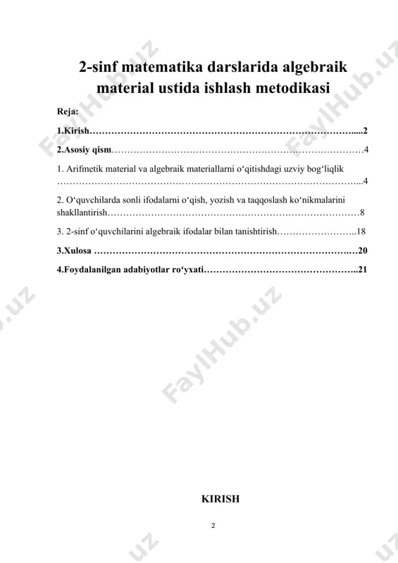 qo‘yilgan. xususan, boshlang‘ich ta’limda o‘qitishga alohida e’tibor qaratilib, bo‘lajak boshlang‘ich sinf o‘qituvchilarini zamon talablari asosida malakali kadr etib tayyorlash bugungi kunning kechiktirib bo‘lmas muammolaridan biri sanaladi. shuni hisobga olgan holda o‘zbekiston prezidenti sh.m.mirziyoyev quyidagilarni ta’kidlaydi: “maktab o‘quv dasturlarini ilg‘or xorijiy tajriba asosida takomillashtirish, o‘quv yuklamalari va fanlarni qayta ko‘rib chiqish, ularni xalqaro standartlarga moslashtirish, darslik va adabiyotlar sifatini oshirish zarur. mamlakatimiz uchun ilm-fan sohasidagi ustuvor yo‘nalishlarni aniq elgilab olishimiz kerak. hech bir davlat ilm-fanning barcha sohalarini bir yo‘la taraqqiy ettira olmaydi. shuning uchun biz ham har yili ilm-fanning bir nechta ustuvor yo‘nalishini rivojlantirish tarafdorimiz. joriy yilda matematika, kimyo-biologiya, geologiya kabi yo‘nalishlarda fundamental va amaliy tadqiqotlar faollashtirilib, olimlarga barcha shart-sharoitlar yaratib beriladi. shuningdek, ilm-fan sohasida fundamental va innovatsion tadqiqotlar uchun maqsadli grant mablag‘larini ajratish mexanizmini tubdan qayta ko‘rib chiqish kerak[footnoteref:1].” darhaqiqat, hozirgi zamon umumiy o‘rta ta’lim maktablari boshlang‘ich sinf o‘qituvchilari fan asoslari bilan qurollangan, dunyoqarashi keng, pedagogika, psixologiya va fanlarni o‘qitish …