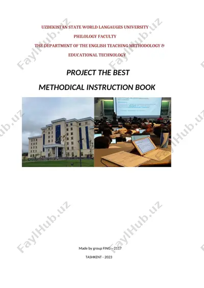 methodical instruction book — DOC