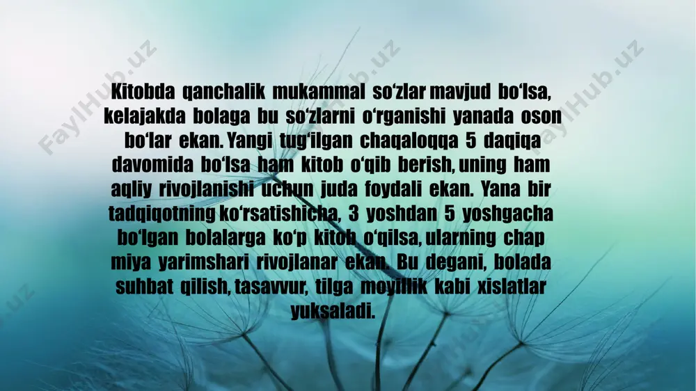 bolalar kitobxonligining dastlabki davrlari - Page 5