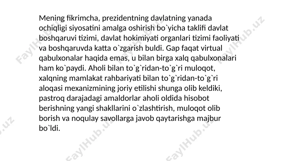 o’zbekistonda amalga oshiraloygan islohotlarning yangi bosqichlari - Page 5