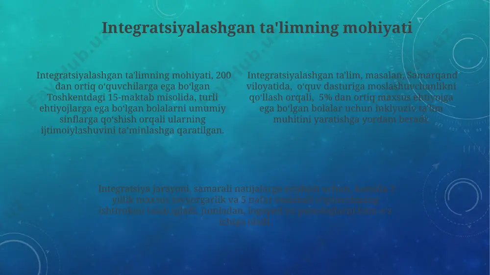 inklyuziv va integratsiyalashgan ta'lim haqida taqdimot - Page 4