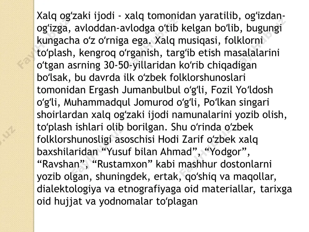 o'zbek xalq musiqa ijodining tarixiy rivoji - Page 4