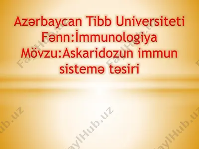 askaridoz immun sistemi — PDF