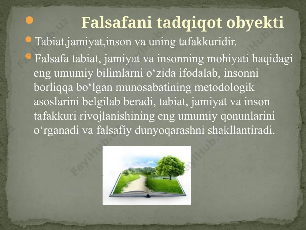 falsafa fanining predmeti, mazmuni va jamiyatdagi roli 2 - Page 4