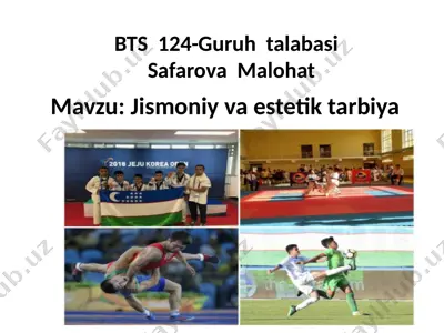 mehnat va jismoniy estetik tarbiya — PPTX