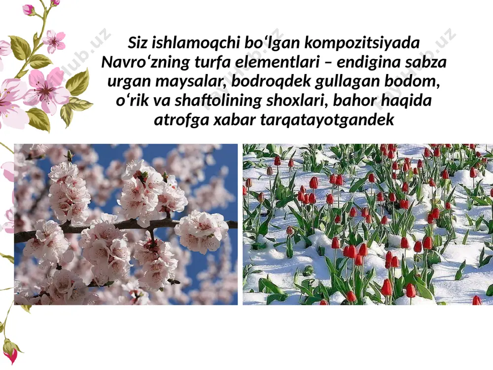 «navro‘z bayrami» mavzusida kompozitsiya ishlash. 4- sinf - Page 5