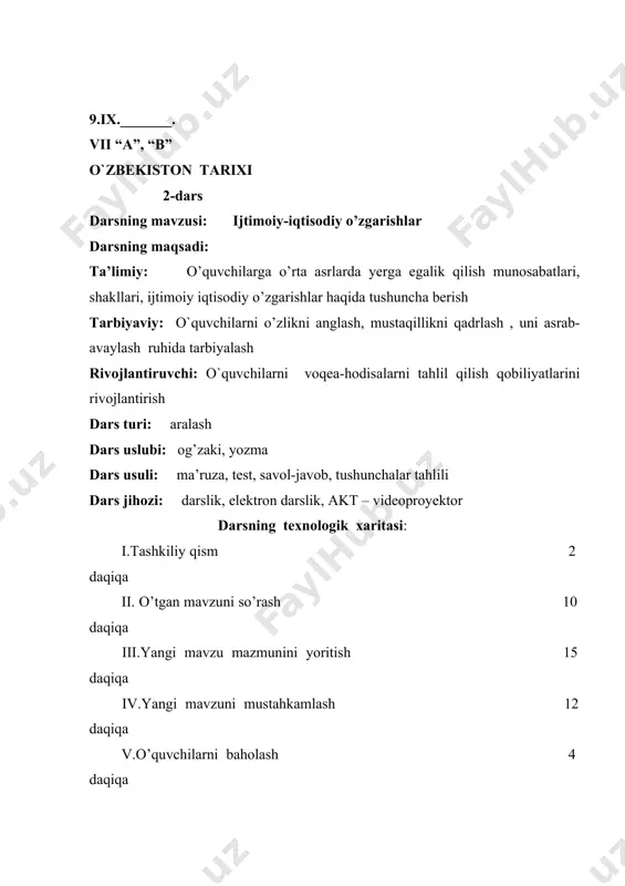 aydonlarga suv chiqarib obod etildi. ziroatchilikda g‘allakorlik, sholikorlik va polizchilik bilan bir qatorda paxtachilik va bog‘dorchilik maydonlari kengaydi. ekin maydonlarini sug‘orish va ishlov berishning takomillashuvi tufayli aholi dehqonchilikdan mo‘l hosil oladigan bo‘ldi. shaharlarda aholining gavjumlashuvi, hunarmandchilik, ichki va tashqi savdoning rivoj topishi bilan qishloq xo‘jalik mahsulotlariga bo‘lgan ehtiyoj ortib bordi. natijada mamlakatning iqtisodiy hayotida xomashyo yetkazuvchi qishloqlarning nufuzi o‘tarildi. bir tomondan, yerga, ziroatkor maydonlarga bo‘lgan munosabat, ularga egalik qilish shakli asta-sekin o‘zgara boshladi. ikkinchi tomondan esa, o‘troq ziroatkor aholi bilan chorvador qabilalar o‘rtasidagi aloqalar rivojlandi. mamlakatning dasht va tog‘oldi mintaqalarida yashovchi ko‘chmanchi va yarim ko‘chmanchi aholining o‘troq hayot tarziga o‘tishi kuchaydi. oqibatda dehqonchilik uchun yaroqli obikor yerlarga bo‘lgan ehtiyoj tobora oshib borishi natijasida qo‘riq va bo‘z yerlarga suv chiqarilib, katta-katta ekin maydonlari barpo etildi. bunday obodonchilik ishlarini amalga oshirishda mamlakat ijtimoiy hayotida kattagina nufuzga ega bo‘lgan mulkdor tabaqa vakillari, qishloq oqsoqollari hamda qabila boshliqlari sarkor-ishboshi sifa- tida faol qatnashadilar. qo‘riqlarda …