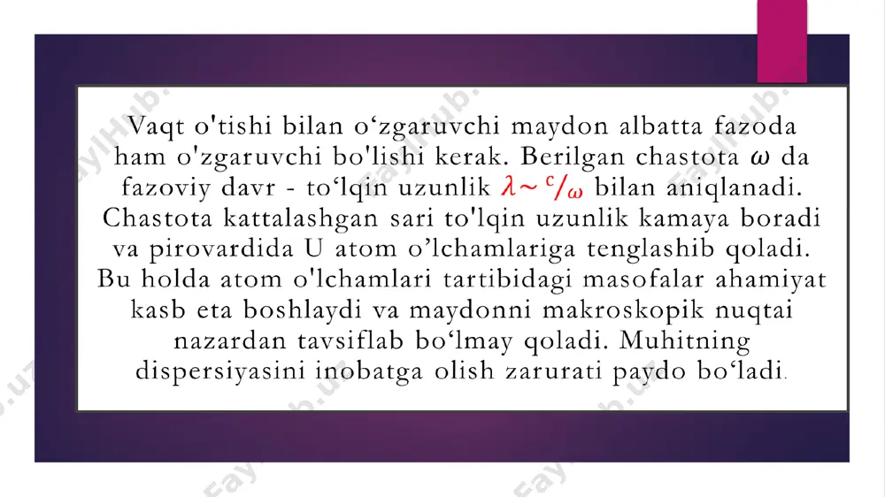 dielektriksingdiruvchanlikning dispersiyasi - Page 4