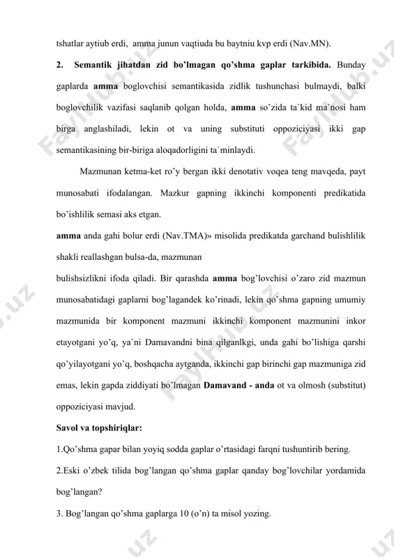 bog’langan qo'shma gaplar taraqqiyoti - Page 4