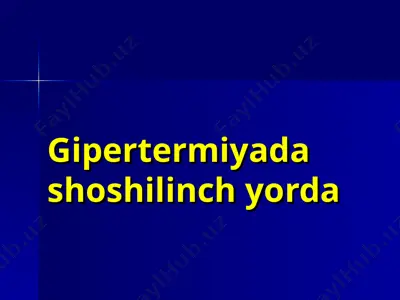 gipertermiya — PPT