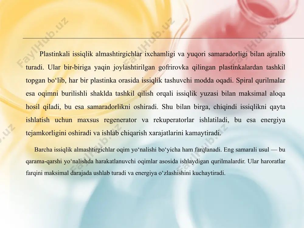issiqlik almashinish jarayonlari - Page 5