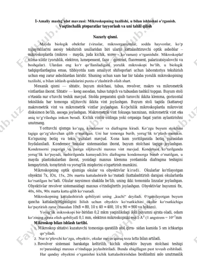 yorublik mikroskopi — PDF