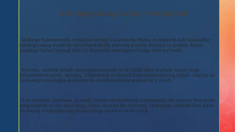ontologiya borliq haqidagi fan - Page 3