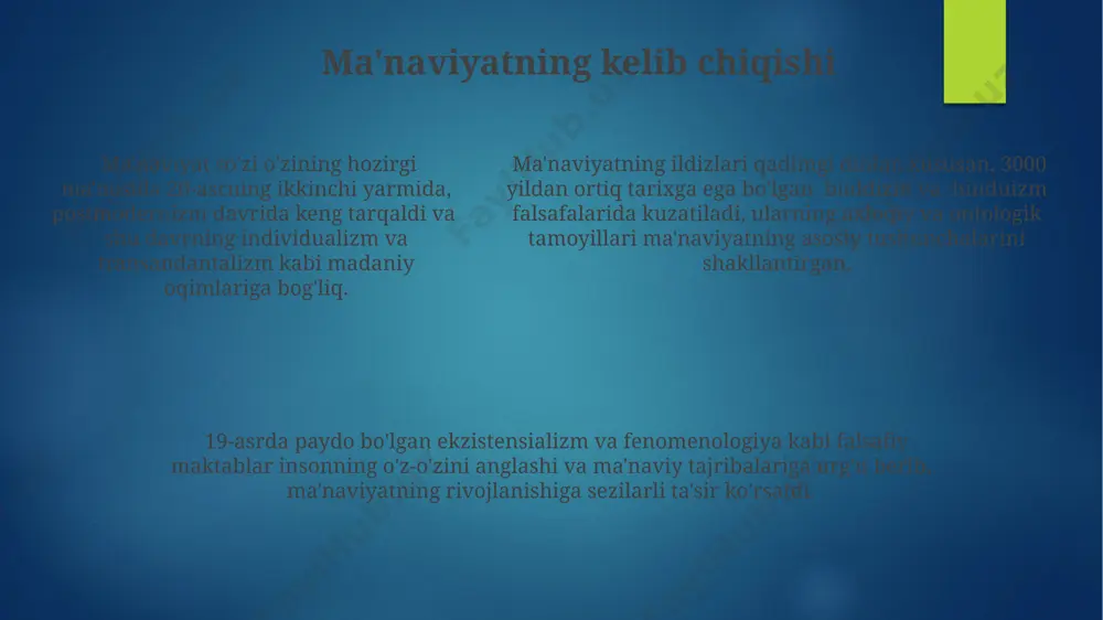 ma'naviyat tushunchasi va uning tasnifi - Page 5