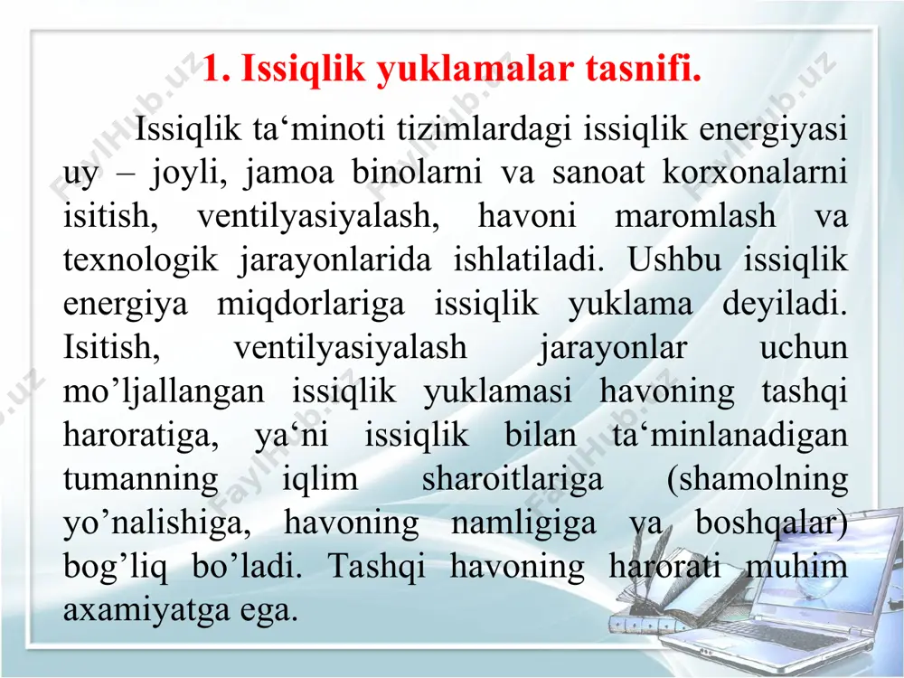 mavsumiy issiqlik yuklamalar - Page 4