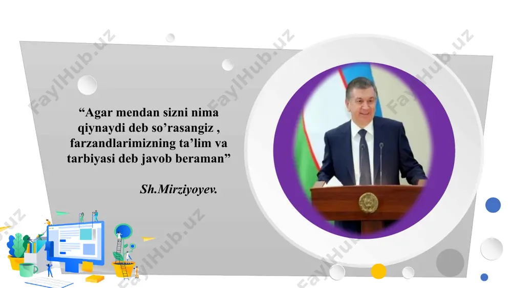 madaniyati va sog'lom avlod tarbiyasi (o. musurmonova, m. holmatova), tarbiyaning ishi (v. karimova) , n.sog'inov, g'.shoumarov, e.g'oziev) va pedagogika masalalari (a. munavvarov, o. musurmonova, m. inomova, d. xoliqov) olimlarimiz tomonidan keng qamrovli tadqiq etilgan. shuningdek, o'zbek adiblari va pedagoglari(sh.zunnunov, m.ismoiliy, t.malik)ning qarashlari, tuzatishlari, maxsus jiddiy bo'lmasa-da, muhim ijtimoiy-tarbiyaviy xavfsizlik molik manba sifatida masalalari bilan shug'ullanuvchilar uchun muayyan harakat uyg'otadi. tadqiqot natijasida o‘quvchilarni tarbiyasida tarbiyaviy tadbirlarni qo’llab-quvvatlash o‘rgatishga oid nazariy-metodik yondashuvlar, qarashlarga ega bo‘ldi. shuningdek, o‘quvchilarni tarbiyasida tarbiyaviy tadbirlar rag’batlantirishni qo’llab-quvvatlashga o‘rgatishning o‘ziga xos shakllari, vositalari, metodlari va texnologiyalari bilan boyitildi. kurs ishining vazifalari: – 3. barkamol shaxsni tarbiyalashda tarbiyaviy tadbirlardan olayotgan tarbiyasi natijasida ijobiy fazilatlarga o‘rgatish usullarini ishlab chiqish; – 4. ta’lim jarayonida tarbiyani qo’llab-quvvatlashda ta’lim va tarbiya metodlaridan samarali foydalanish usullarini taqdim etish; –1. boshlang’ich sinf o‘quvchilarni tarbiyasida tarbiyaviy tadbirlar orqali erkin tafakkurni rivojlantirish darajasini aniqlash; – 2. o’quvchilar tarbiyasini mustahkamlashda tarbiyaviy tadbirlar inson faolligidagi o’rni hamda shu orqali …