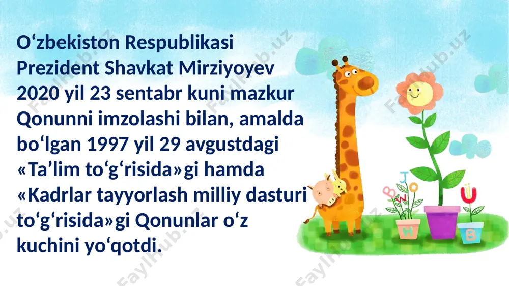 ta'lim to'g'risida gi qonun - Page 3