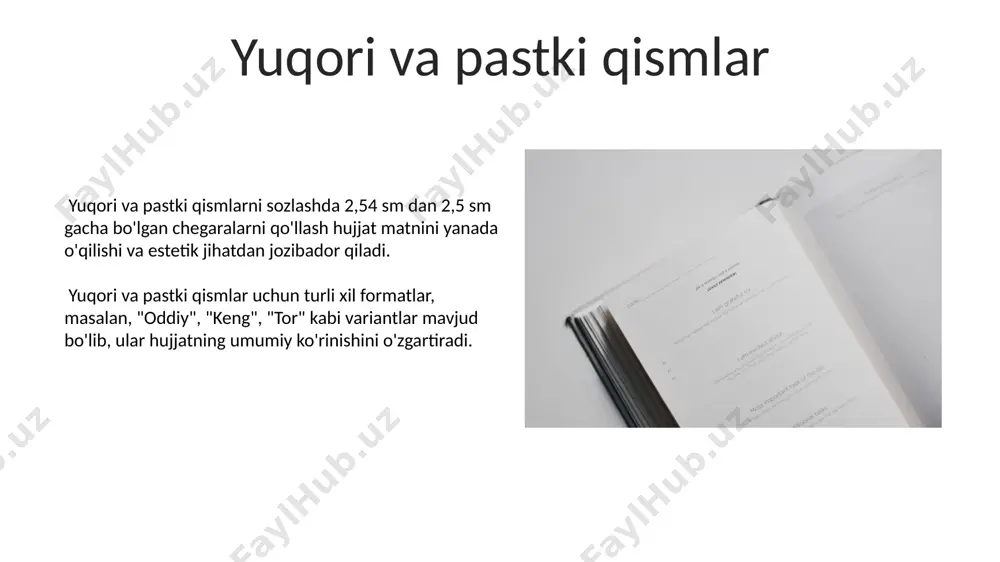 microsoft word ustunlar va sahifa formatlash funksiyalari - Page 5