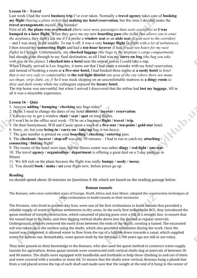 business trip experience — DOCX