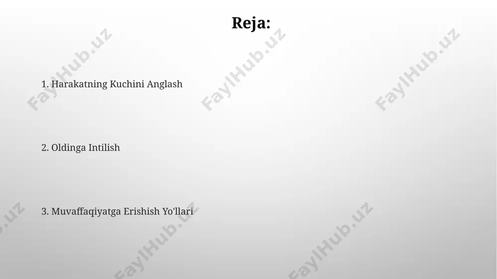 o'ziga bo'lgan ishonch darajasini 20-30% ga oshirish mumkin; bu aqliy mustahkamlikni rivojlantiradi. muvaffaqiyatsizlikingizdan saboq oling va uni shaxsiy o'sish uchun imkoniyat sifatida qabul qiling. salbiy tajribalarni tahlil qilib, 80% kamchiliklaringizni bartaraf qilishingiz mumkin. qiyinchiliklarni yengish yo'llari salbiy fikrlarga qarshi kurashish uchun, kuniga kamida 15 daqiqa ijobiy tasavvur qilish mashqlari bilan shug'ullanish stress darajasini pasaytirib, muammolarni samaraliroq hal qilishga yordam beradi. muvaffaqiyatsizliklardan saboq olish va ularni kelajakdagi rejalarni takomillashtirish uchun strategiya sifatida ishlatish orqali, muvaffaqiyat ehtimolini 30% ga oshirish mumkin. hayotdagi muvozanatni saqlash hayotdagi muvozanatni saqlashda o'z-o'zini hurmat qilish va o'ziga ishonchlilik juda muhimdir. o'z qobiliyatlarini to'g'ri baholash va 5ta kuchli tomonlarini aniqlab, ularni rivojlantirish kerak. muvozanatli hayot kechirish uchun vaqtni samarali boshqarish, 20/80 qoidasidan foydalanib, muhim vazifalarga ko'proq vaqt ajratish va kam ahamiyatli vazifalarni qisqartirish zarur. ijtimoiy aloqalarni mustahkamlash ham muhim ahamiyatga ega. taqdirni o'z qo'lingizga olish statistikaga ko'ra, o'z taqdirini boshqarishga harakat qilgan 70% dan ortiq odamlar sezilarli darajada …