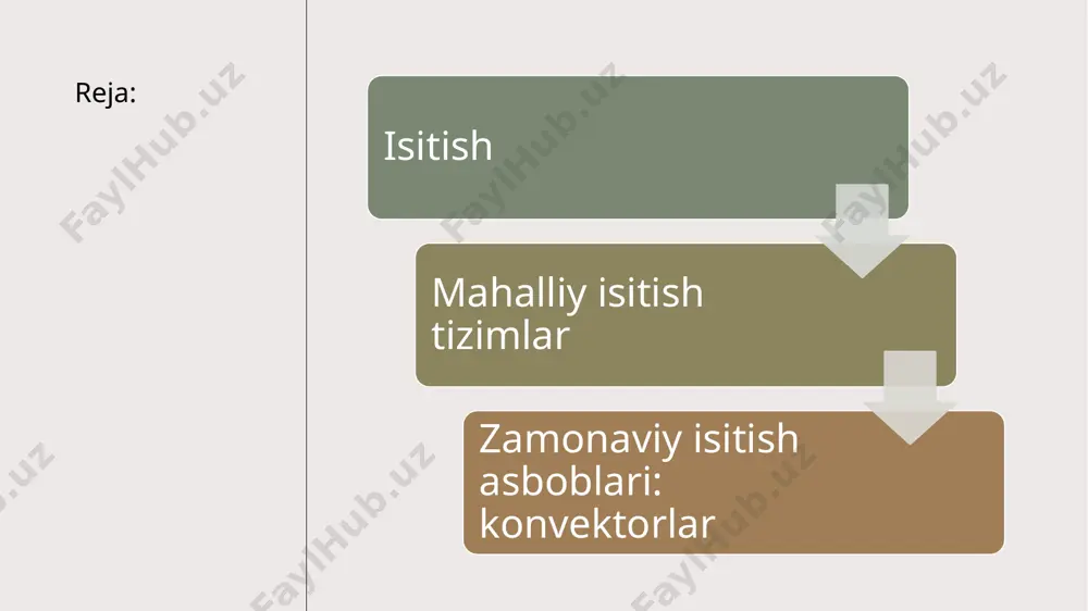 uvchi quvurlar tizimi xona ichiga o'rnatilgan isitish asbobi. isitish tizimlaridagi issiqlik tashuvchi sifatida issiq suv, bug', elektr toki yoki biror turga mansub bo'lgan elementdan foydalaniladi. issiqlik ishlab chiqaruvchi qozonlar ma'lumki, issiqlik elektr stansiyasi (ies) - organik yoqilg'i yonganda ajraladigan issiqlik energiyasini o'zgartirish natijasida elektr energiyasi ishlab chiqaradigan energetik qurilmadir. manashu energetik qurilmani ishlashini asosiy ta'minlovchi qurilmalardan biri qozon qurilmasi hisoblanadi. issiq suv va bug‘ ishlab chiqarish uchun mo‘ljallangan inshoot va qurilmalar majmui qozon qurilmasi deb aytiladi. qozon qurilmasi qozon agregati bilan qo‘shimcha qurilmalardan tashkil topadi. issiqlik tashuvchi quvurlar tizimi zamonaviy isitish asboblari: konvektorlar. qish mavsumida qulay ichki sharoitlarni yaratish uchun har qanday boshqa isitish moslamasi kabi elektr konvektor talab qilinadi. kvartiralarda markaziy isitish xizmatlari ko'pincha barqaror emas, shuning uchun bunday qurilma nafaqat yashash xonalarida, balki kiosklar, kottejlar, pavilyonlar yoki garajlarda ham isitish uchun ajoyib alternativ bo'ladi. harorat avtomatik yoki qo‘lda sozlanishi mumkin. elektr konvektor metall korpusdan iborat bo'lib, uning ichiga …