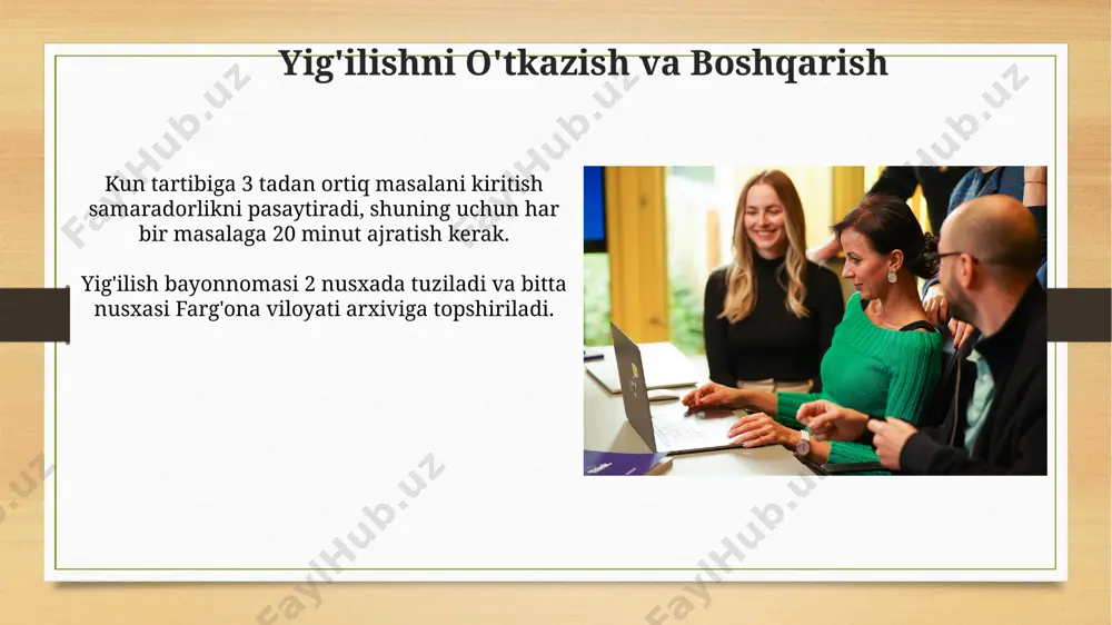 rasmiy uchrashuvlar va ularni tashkil etish - Page 4