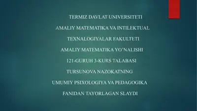 pedagogik dasturiy vositalar — PPTX
