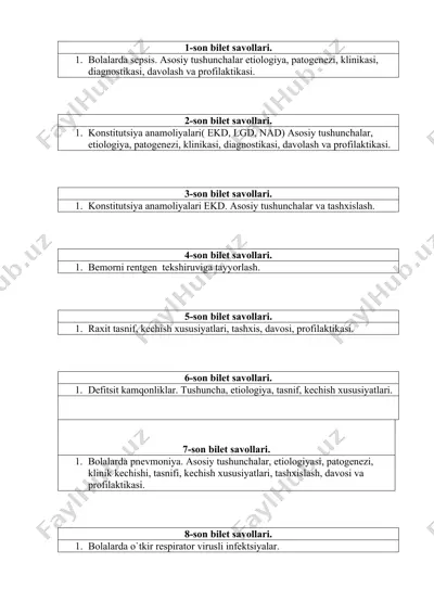 bolalarda sepsis — DOC