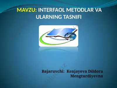 "kichik guruhlarda ishlash" metodining tavsifi — PPTX