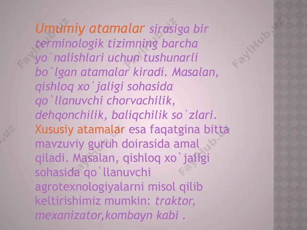 o‘zbek tilida sohaviy atamalarning va so‘zlarning boyib borish usullari - Page 4