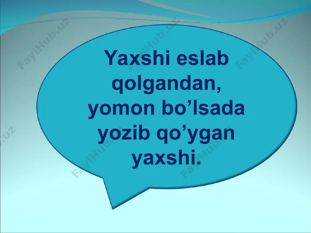 ishi mumkin. loyihalashga doir ishlar har doim grafik tasvirlar , texnik rasmlar chizishning eng oliy darajasi – ijodiy faoliyat bilan bog’liq bo’ladi. darsni mustahkamlash. qanday chizmachilik barcha turdagi chizmachilikning asosi hisoblanadi? a4 bichimli qog’ozning o’lchamlari qanday (mm) bo’ladi? harflar orasidagi masofa qancha d qilib olinadi? chizmachilik asboblariga nimalar kiradi? quyida ko’rsatigan detallar asosida detalning fazoviy holatini o’zgartirishga oid ijodiy ish bajaring. o’quvchilarni dars davomida olgan baholarini e’lon qilish. uyga vazifa . kundalik hayotimizda ishlatiladigan buyumlarda turli loyihalshlarni ko’rsatish.