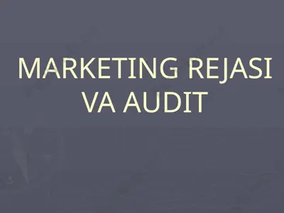marketing rejasi va audit — PPTX