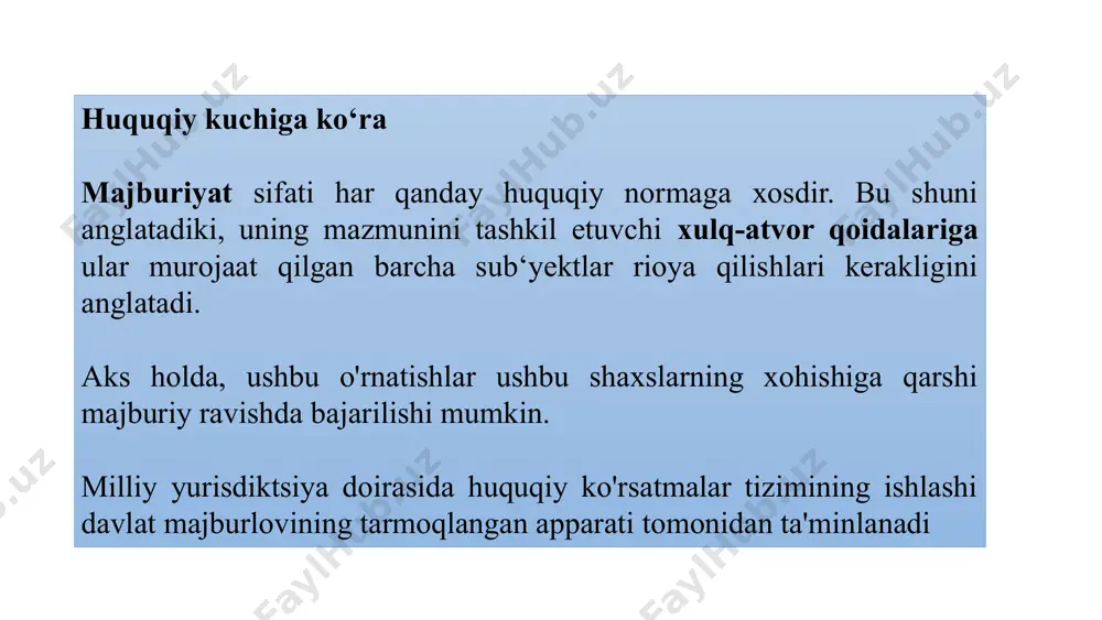 i elchixonasini tintuv qilish va b davlati elchisi a. qodirovni persona non grata deb e'lon qilish bo'yicha harakatlarini xalqaro huquqbuzarliklar deb hisoblash mumkinmi? elchi a. odirov a davlati prezidentiga suiqasdda qatnashgani uchun jinoiy javobgarlikka tortiladimi? persona non grata (lotincha: persona pop grata — nomatlub shaxs) — 1) biror davlatga diplomatik vakil etib tayinlanishiga oʻsha davlat hukumati tomonidan rozilik berilmagan yoki ishonchni yoʻqotgan va chaqirib olinishi lozim boʻlgan diplomatik vakil. xalqaro huquq va xalqaro institutlar manbalari huquq manbai — bu qonun normalarini mustahkamlash (tashqi ifodani topish) usuli. "huquq manbai" atamasi ba'zi olimlar tomonidan "huquqiy yodgorlik"ma'nosida ham qo'llaniladi. huquq manbai- huquqning mavjudligini tan olishga, uni shakllantirish yoki o'zgartirishga qaratilgan davlat irodasini ifoda etish shakli. xalqaro huquq manbalari xalqaro shartnoma, xalqaro huquqiy odat (maqolaga qarang oddiy xalqaro huquq), xalqaro tashkilotlarning hujjatlari (masalan: bmt qarori), qonunning umumiy tamoyillari. xalqaro sud statutining 38-moddasida xalqaro odat "huquqiy norma sifatida tan olingan umumiy amaliyotning isboti sifatida“ talqin …